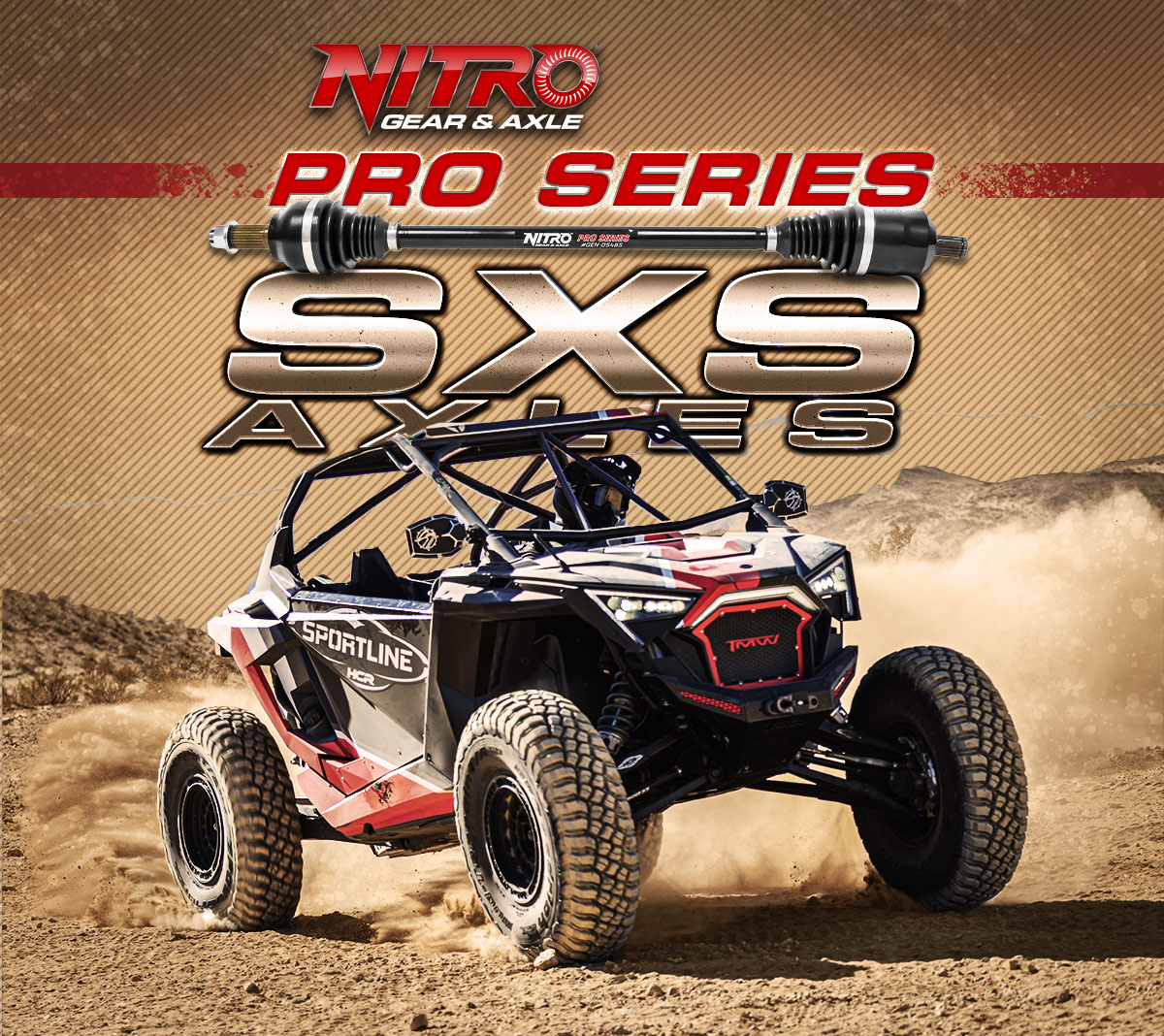 Nitro Gear & Axle Premium Differential Gear, Axles and Traction