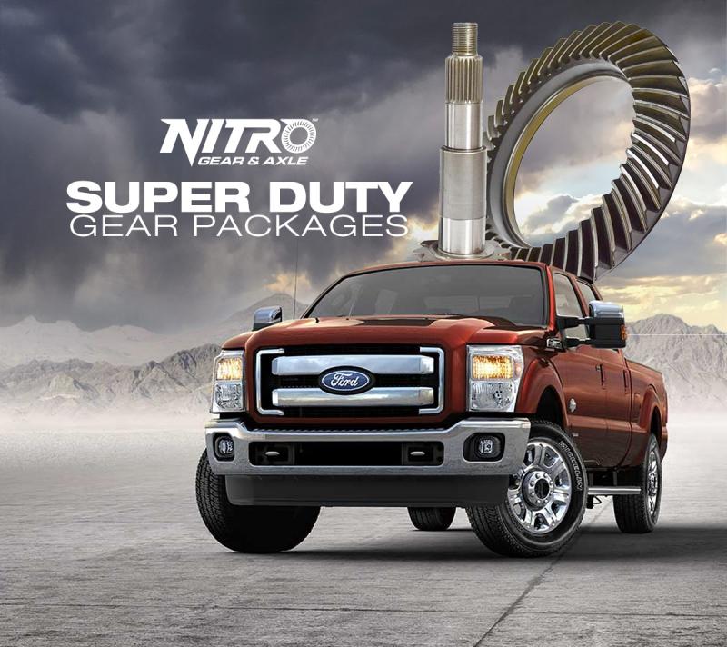 What comes with a Nitro Gear Package for Ford Super Duty?